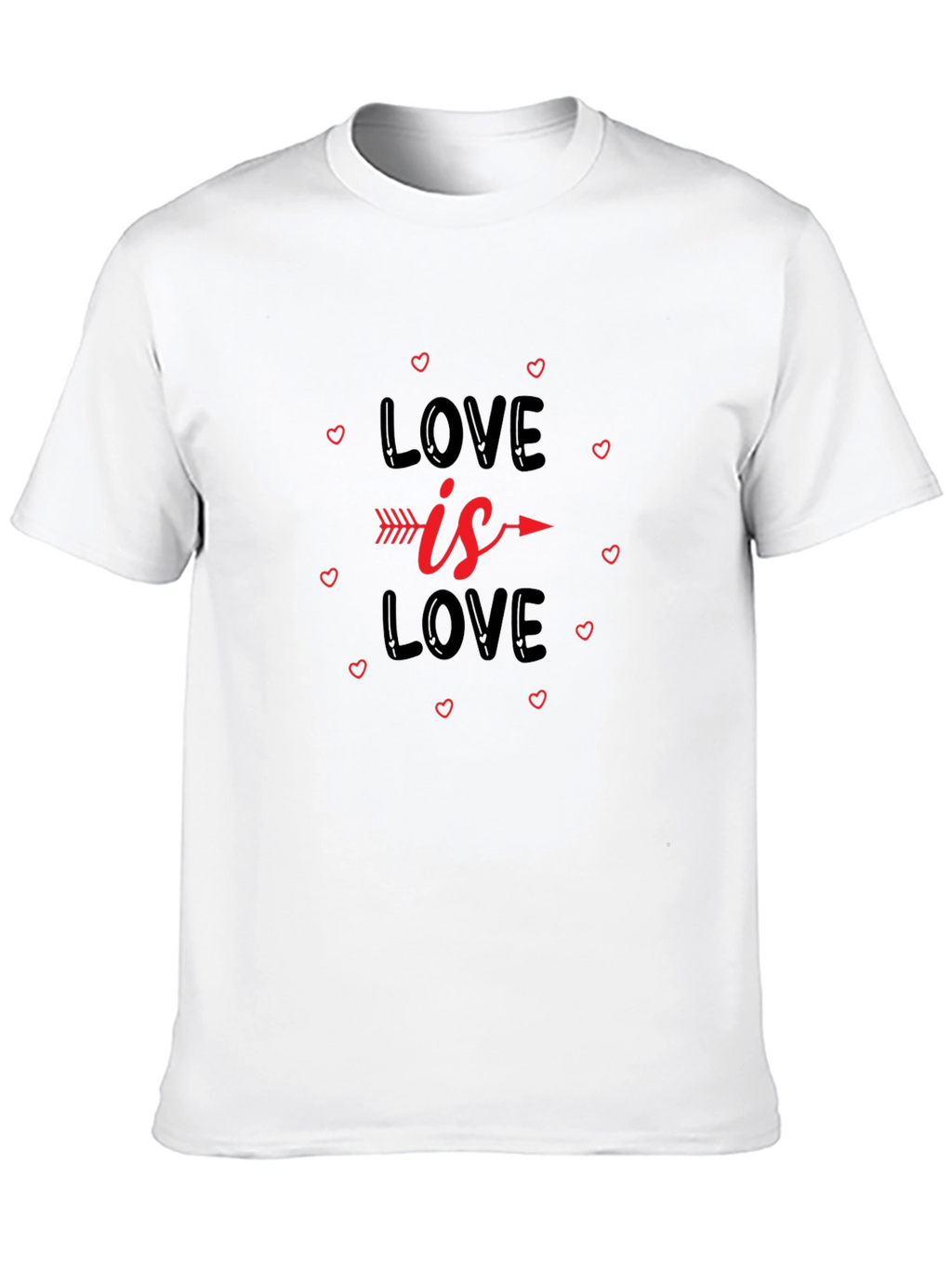 Love is Love T-Shirt - Arrow Heart Design