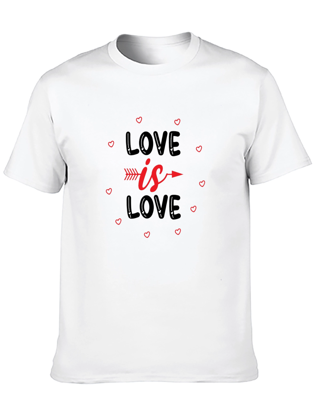 Love is Love T-Shirt - Arrow Heart Design