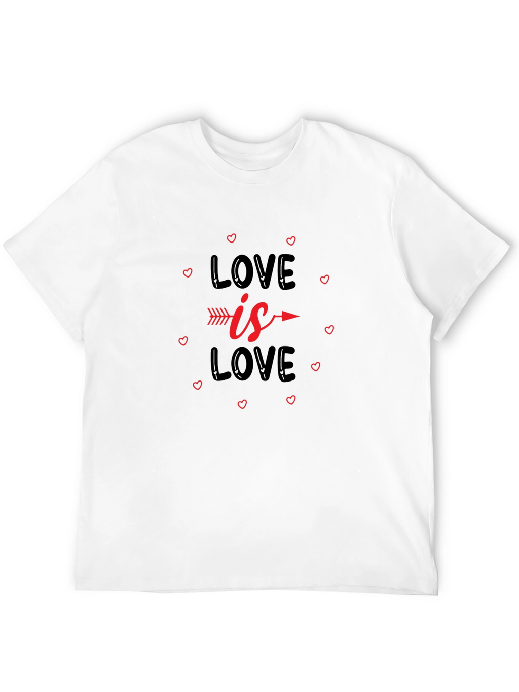 Love is Love T-Shirt - Arrow Heart Design