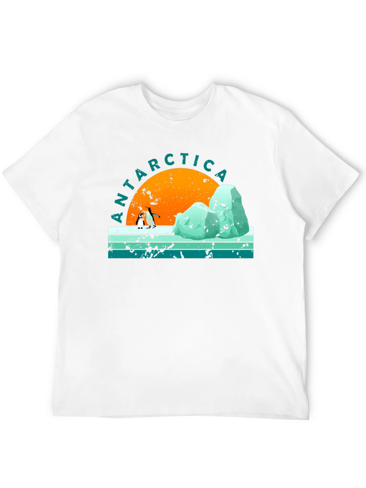 Antarctica Penguin Graphic T-Shirt