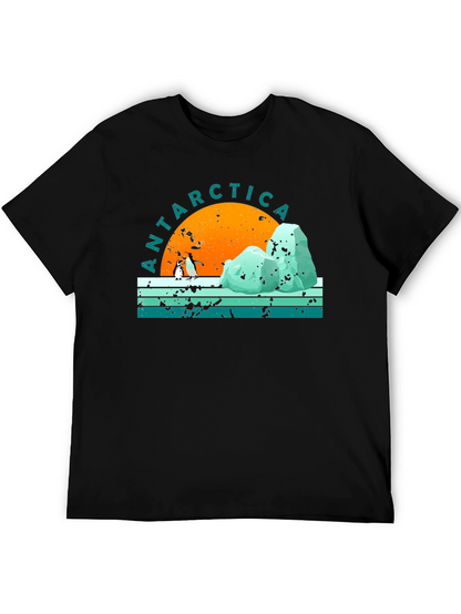 Antarctica Penguin Graphic T-Shirt