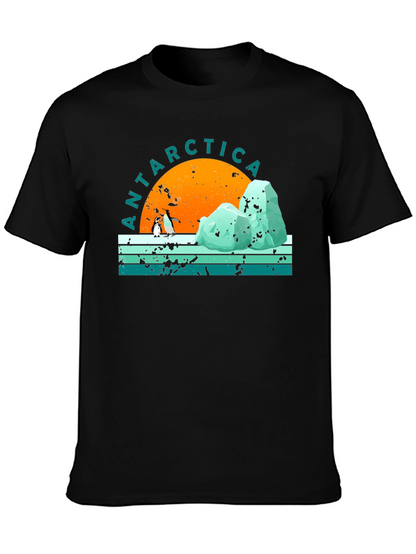 Antarctica Penguin Graphic T-Shirt