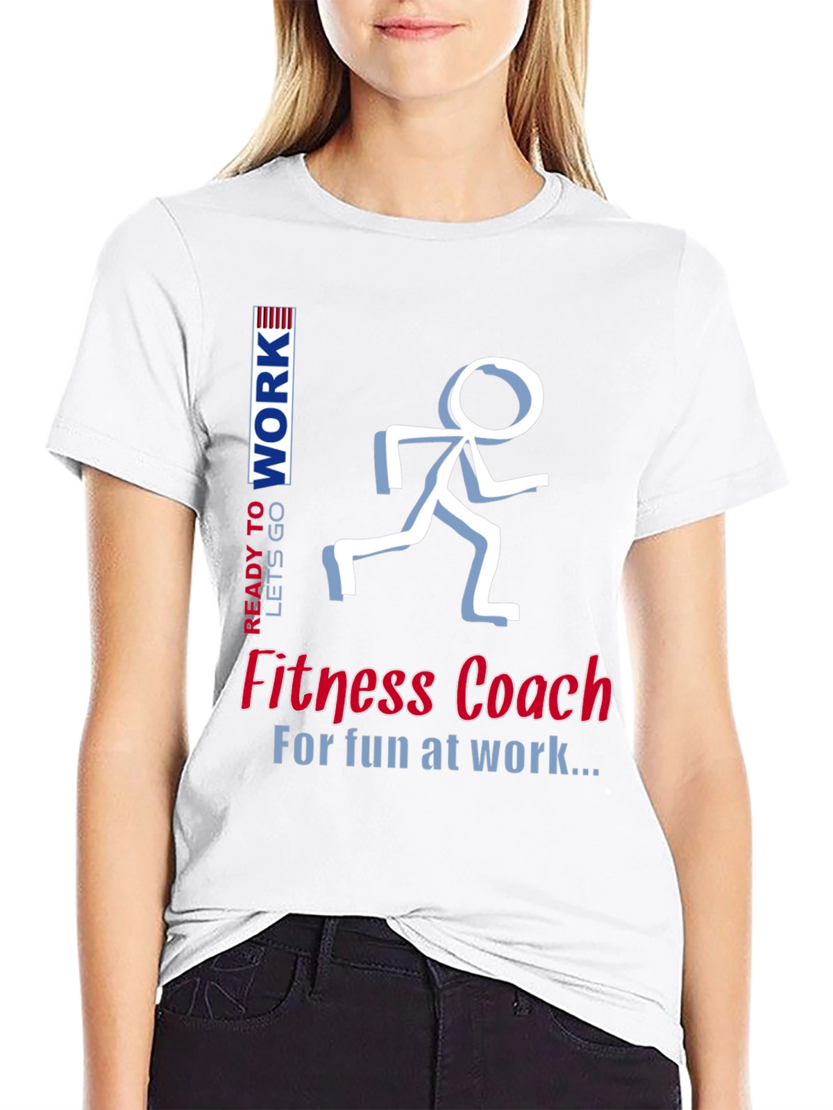 Fitness Coach T-Shirt - Fun at Work Design