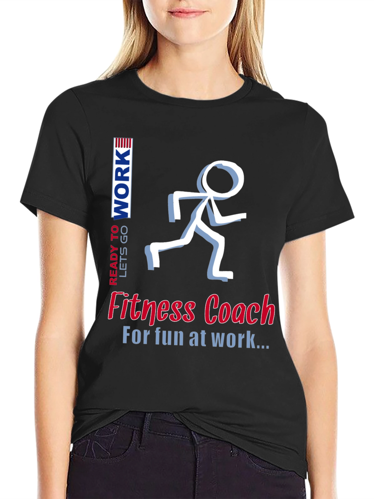 Fitness Coach T-Shirt - Fun at Work Design