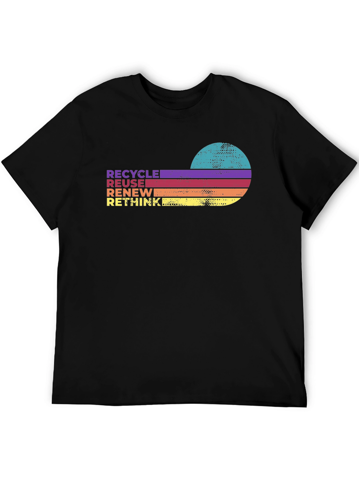 Recycle Reuse Renew Rethink Retro T-Shirt