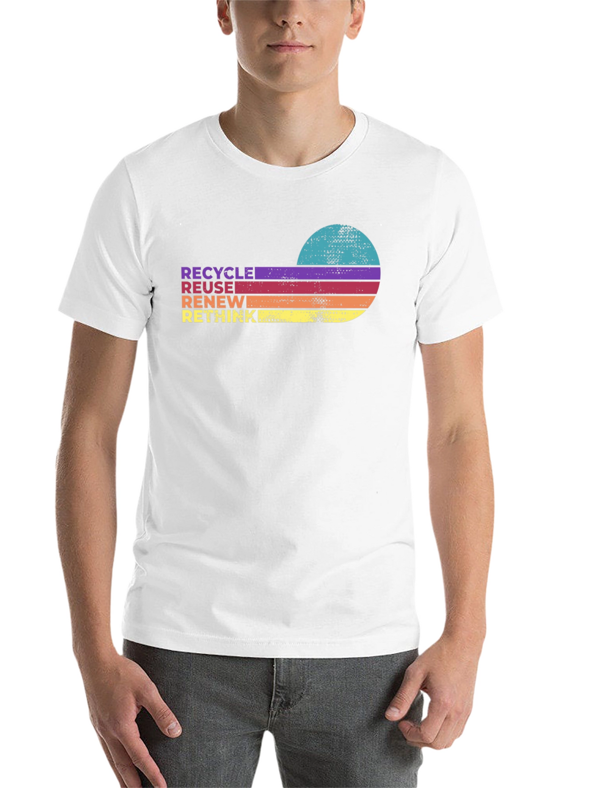 Recycle Reuse Renew Rethink Retro T-Shirt