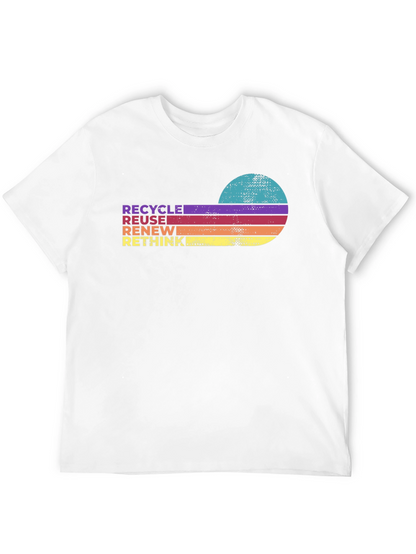 Recycle Reuse Renew Rethink Retro T-Shirt