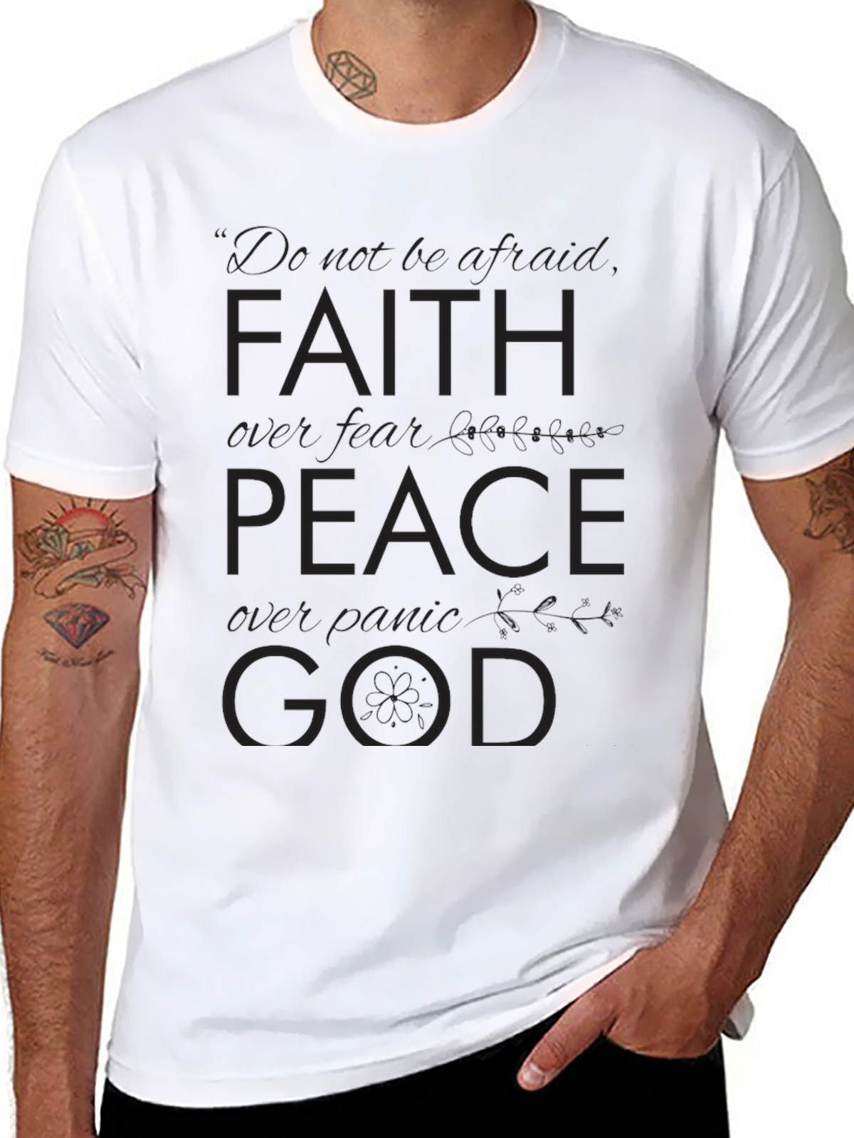 Faith Over Fear Graphic T-Shirt