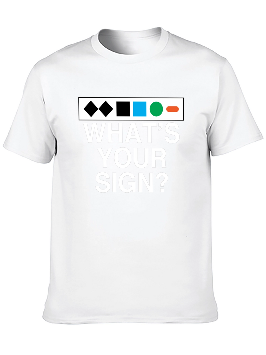 Whats Your Sign T-Shirt - Ski Trail Difficulty
