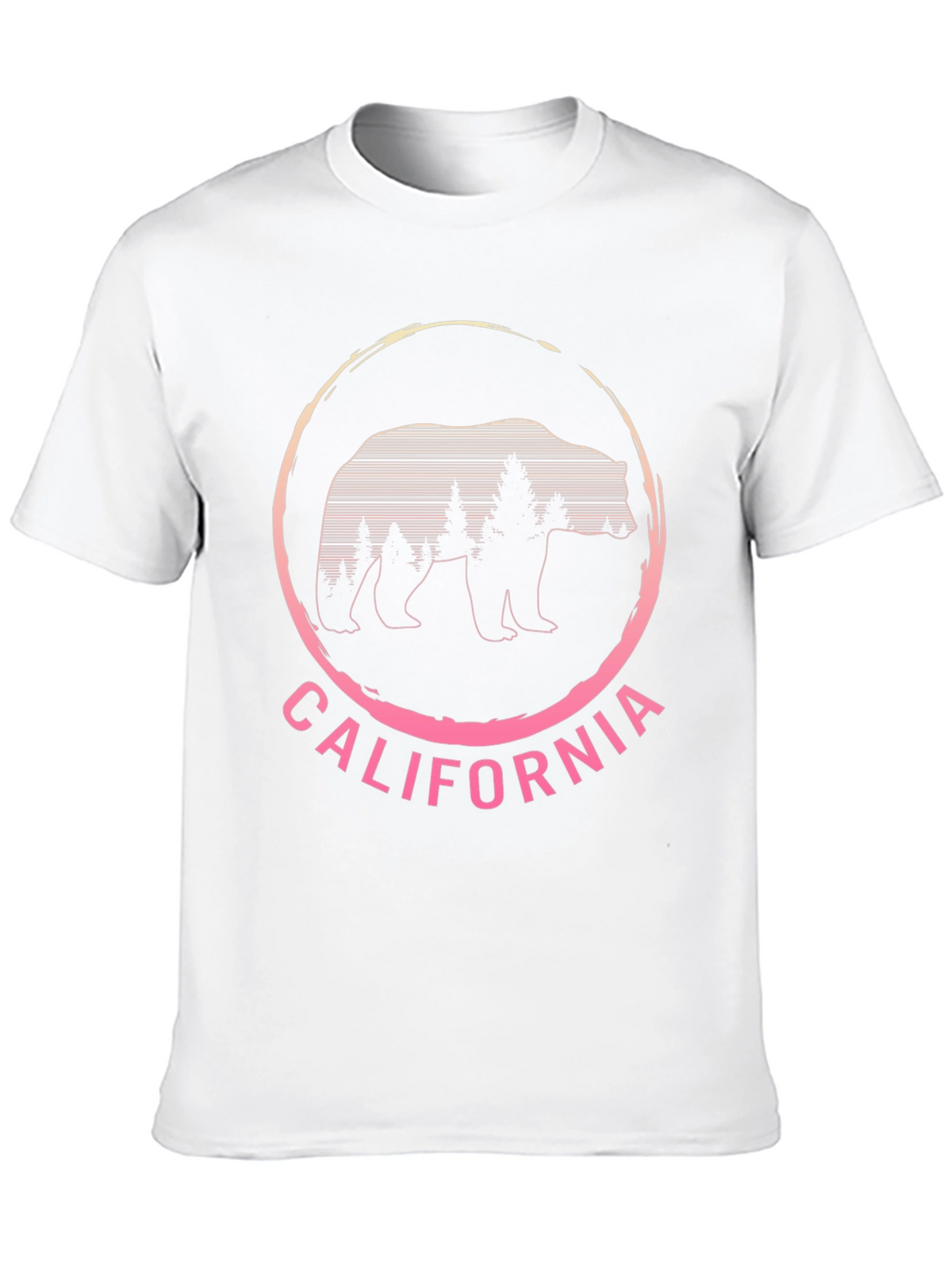 California Bear Graphic T-Shirt - Black