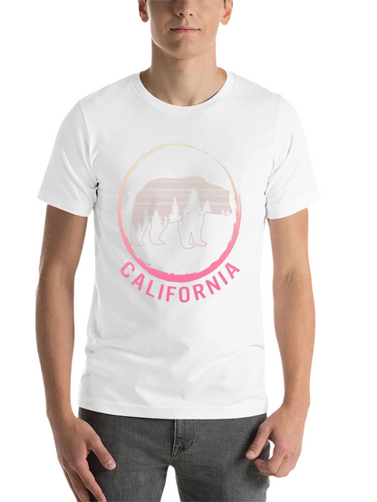 California Bear Graphic T-Shirt - Black