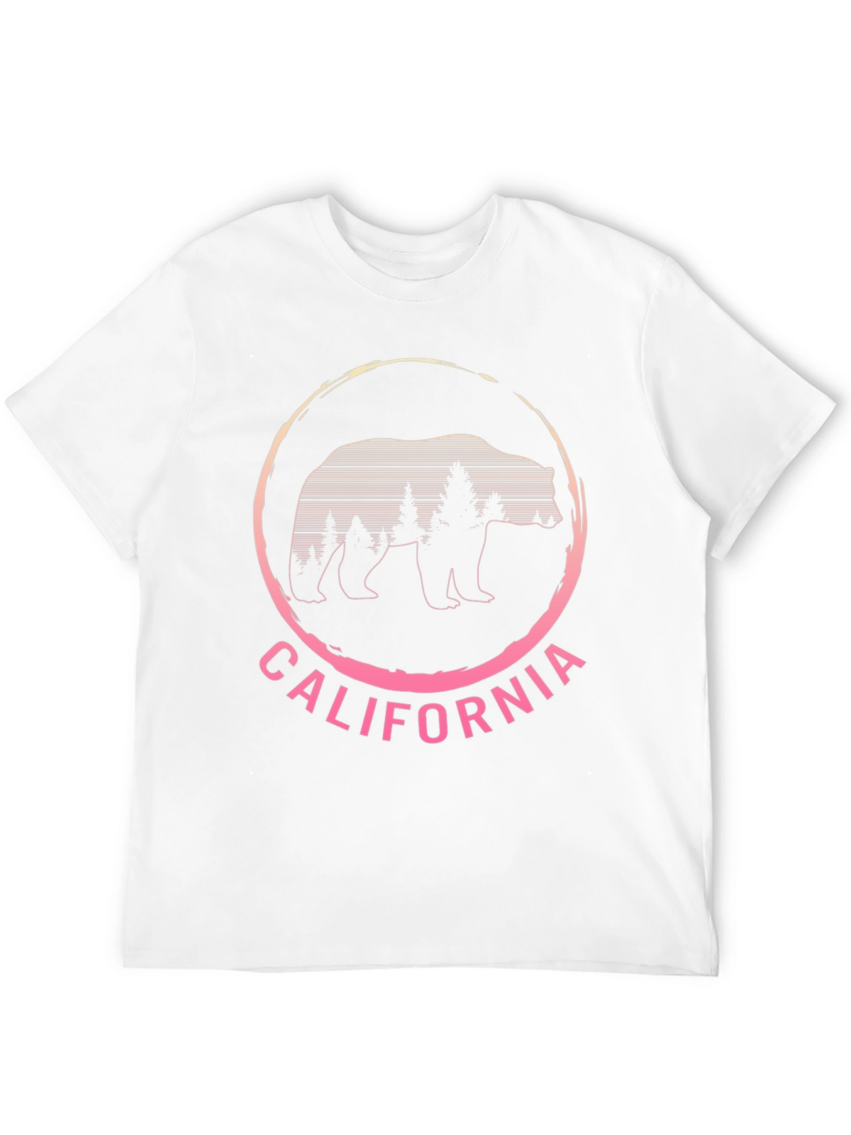 California Bear Graphic T-Shirt - Black
