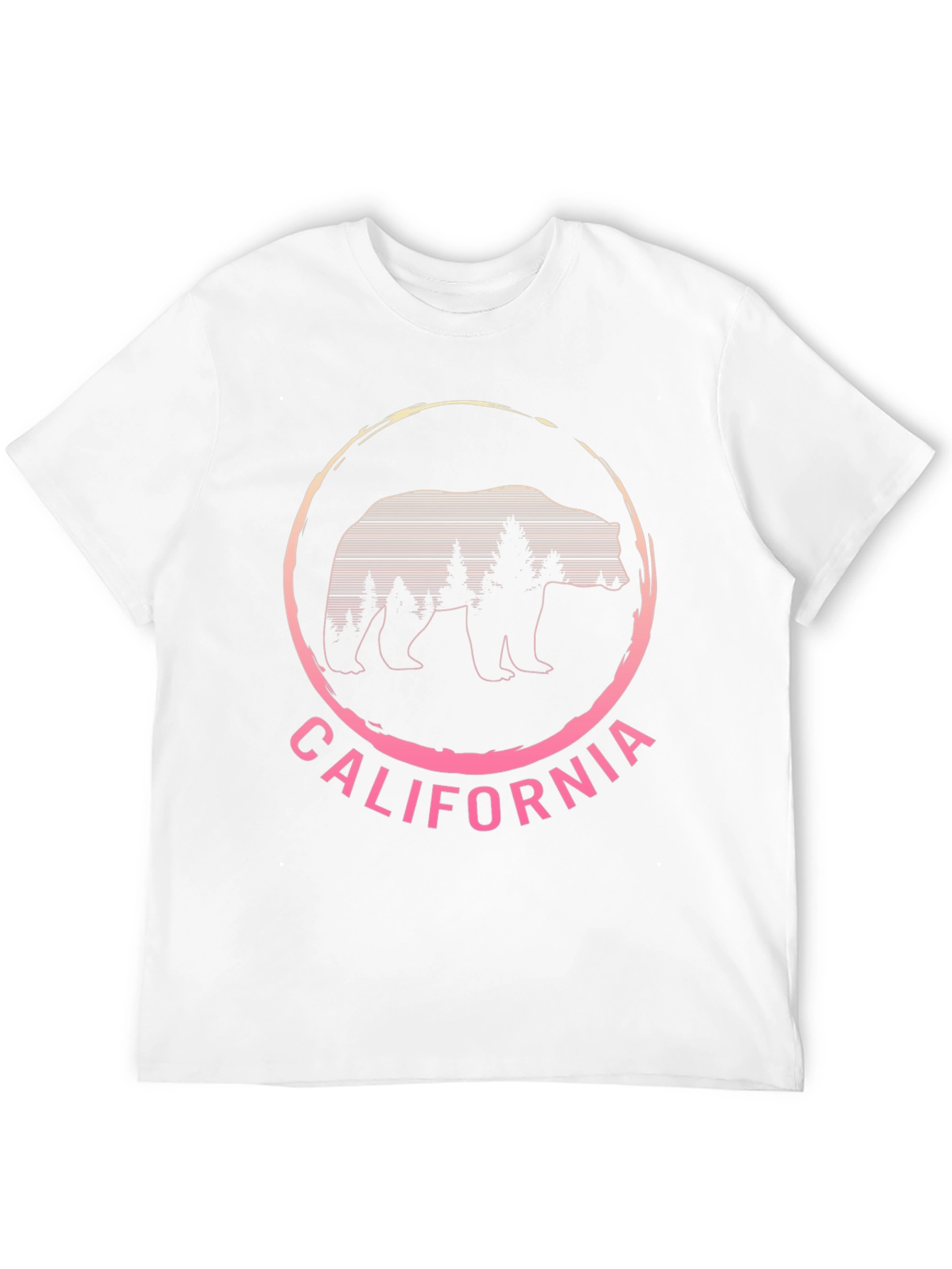 California Bear Graphic T-Shirt - Black
