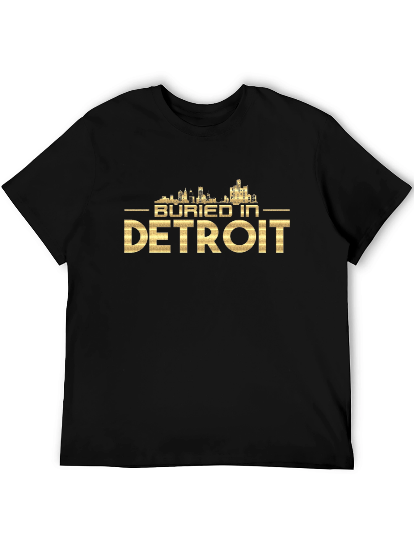 Buried in Detroit Graphic T-Shirt