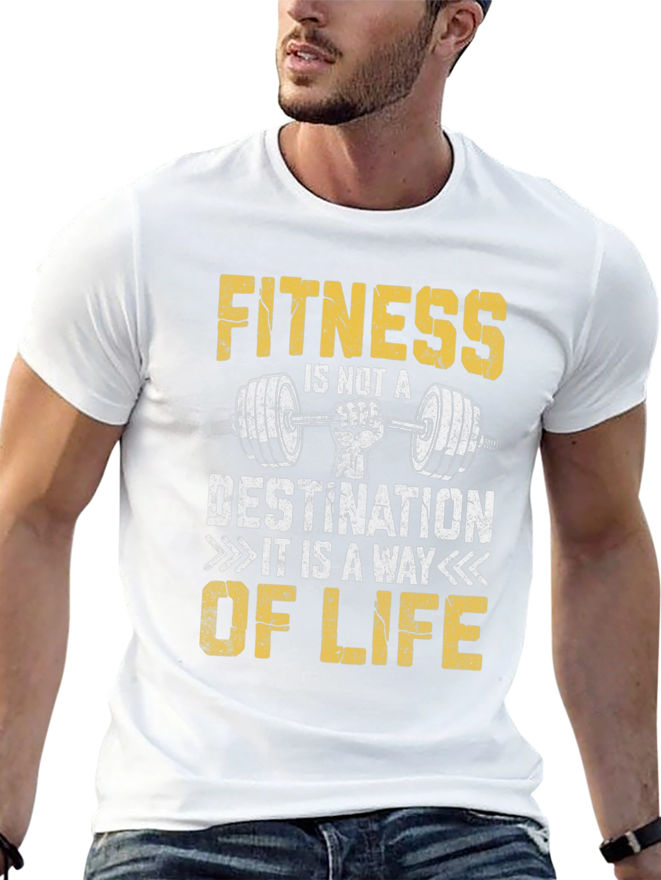 Fitness Is A Way Of Life Graphic Tee