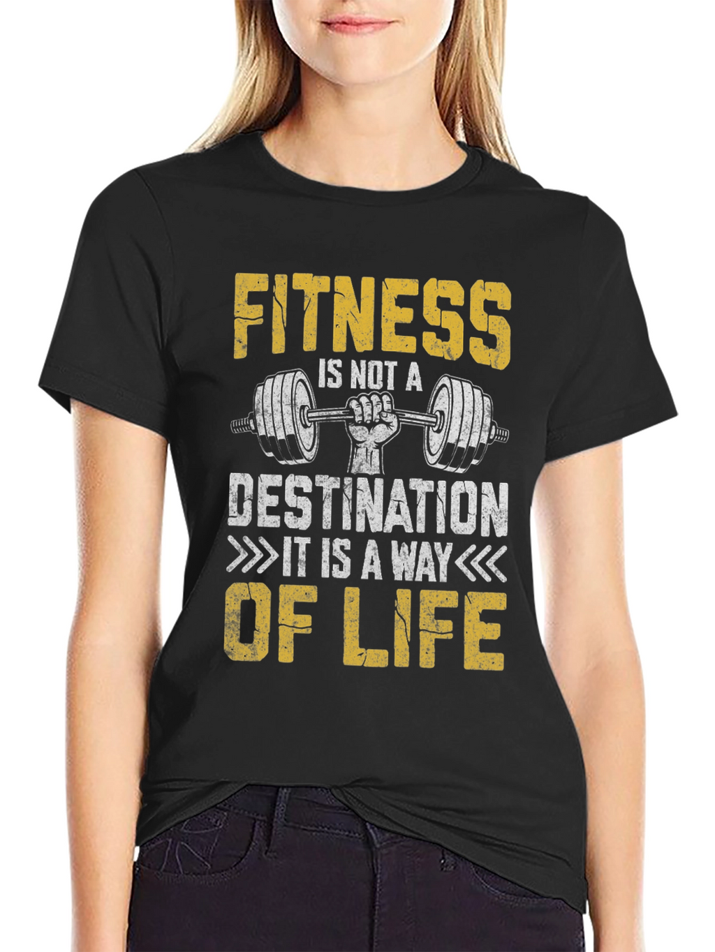 Fitness Is A Way Of Life Graphic Tee