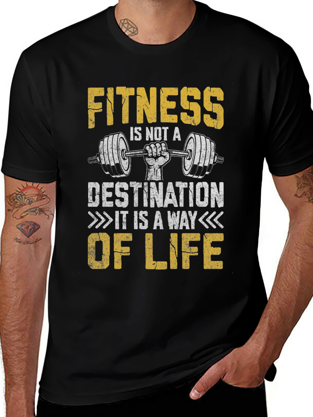 Fitness Is A Way Of Life Graphic Tee