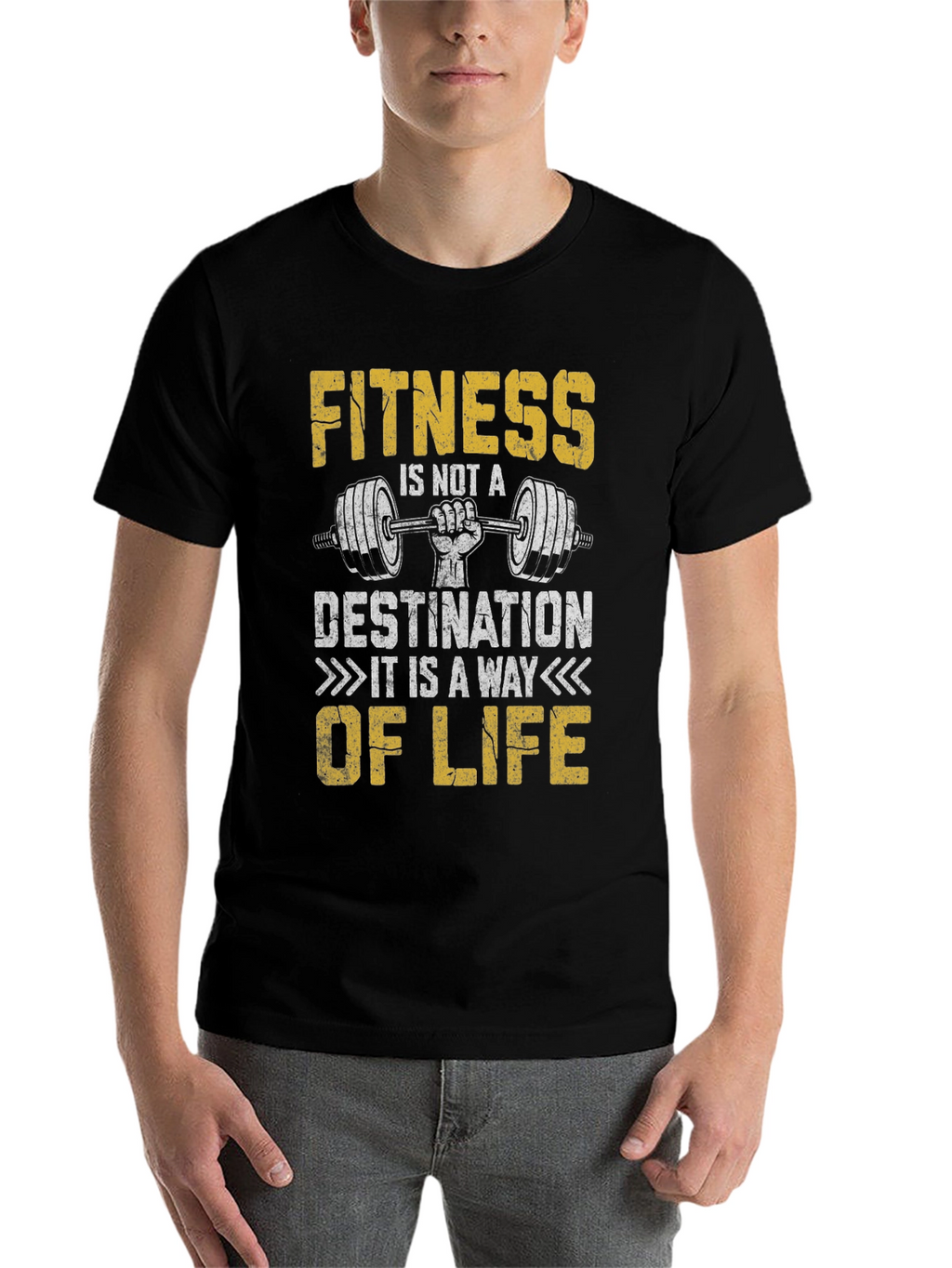 Fitness Is A Way Of Life Graphic Tee