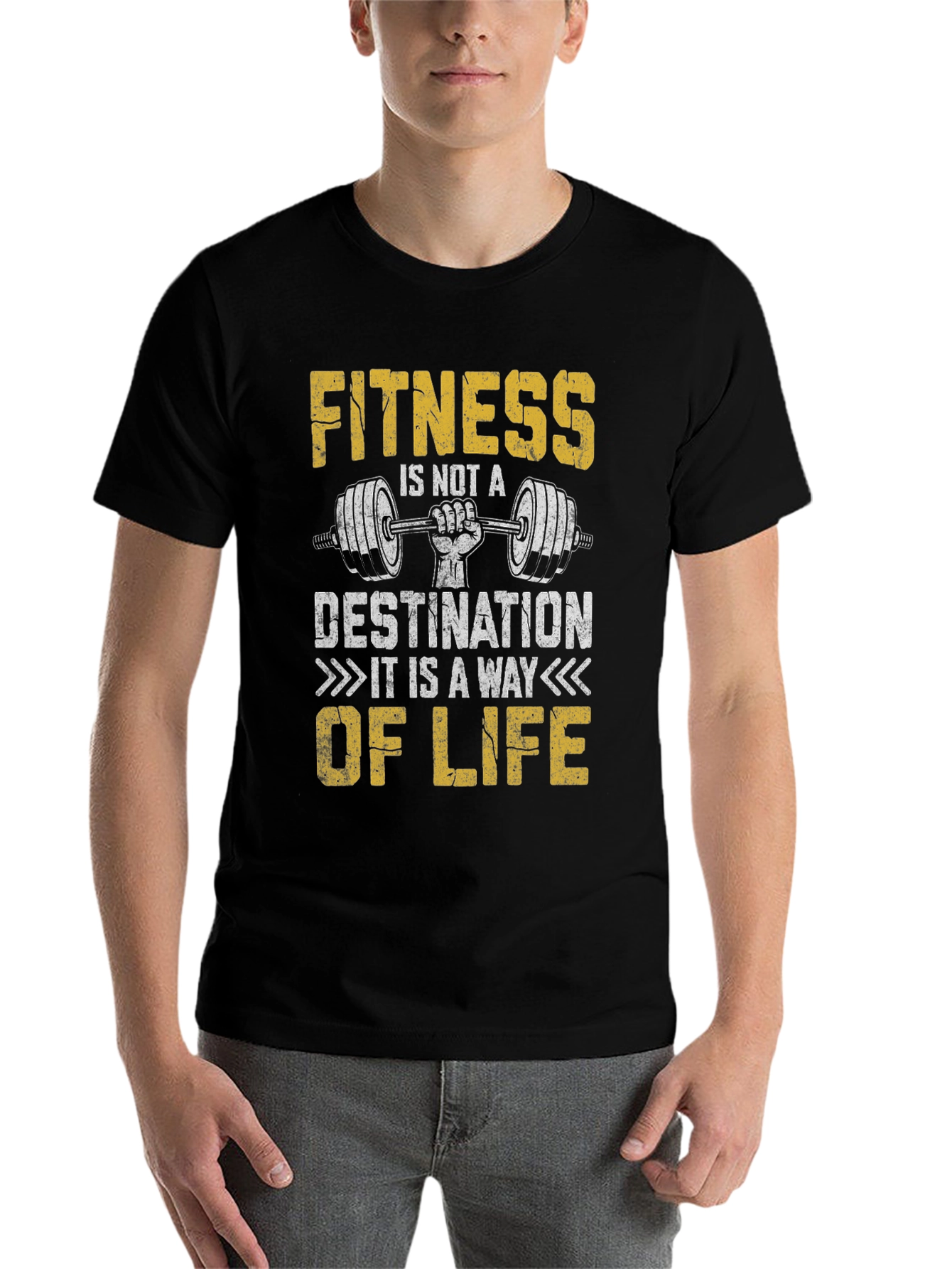 Fitness Is A Way Of Life Graphic Tee