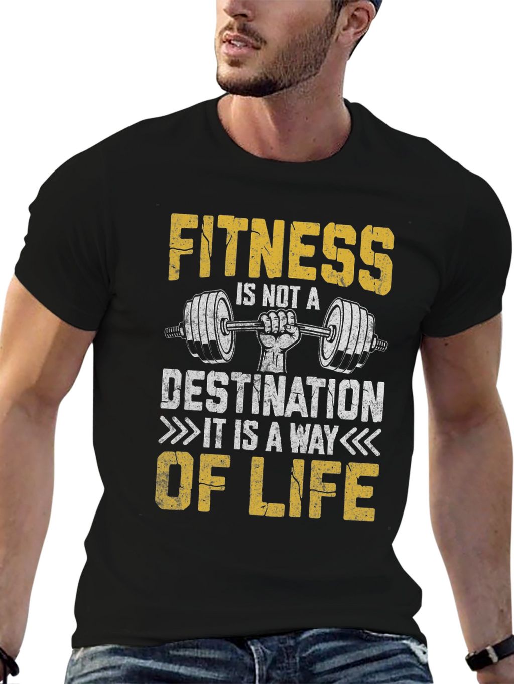 Fitness Is A Way Of Life Graphic Tee