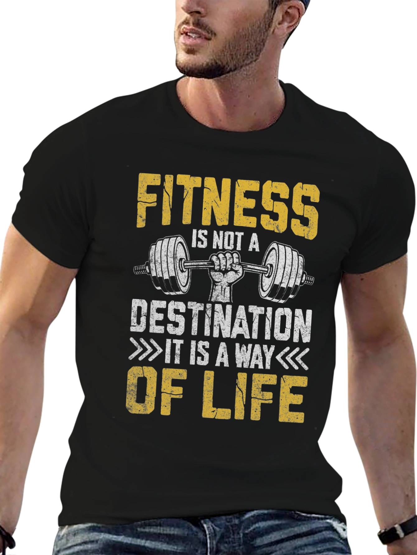 Fitness Is A Way Of Life Graphic Tee