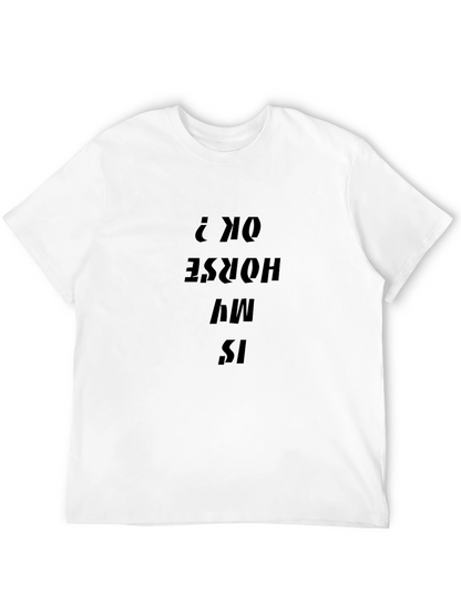Is My Horse OK? Black Graphic Tee
