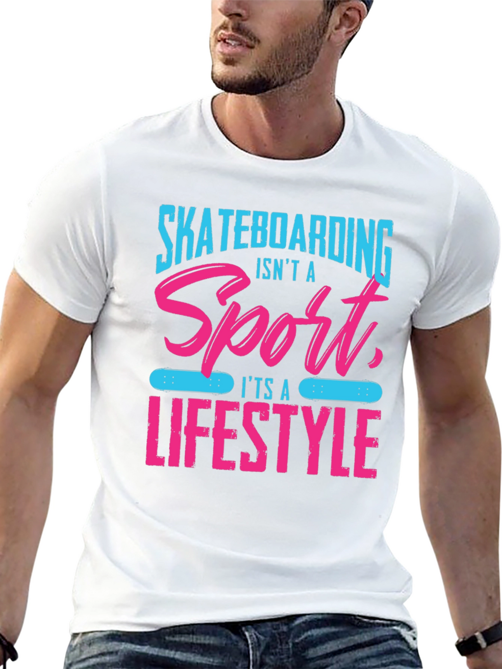 Skateboarding Lifestyle Graphic Tee