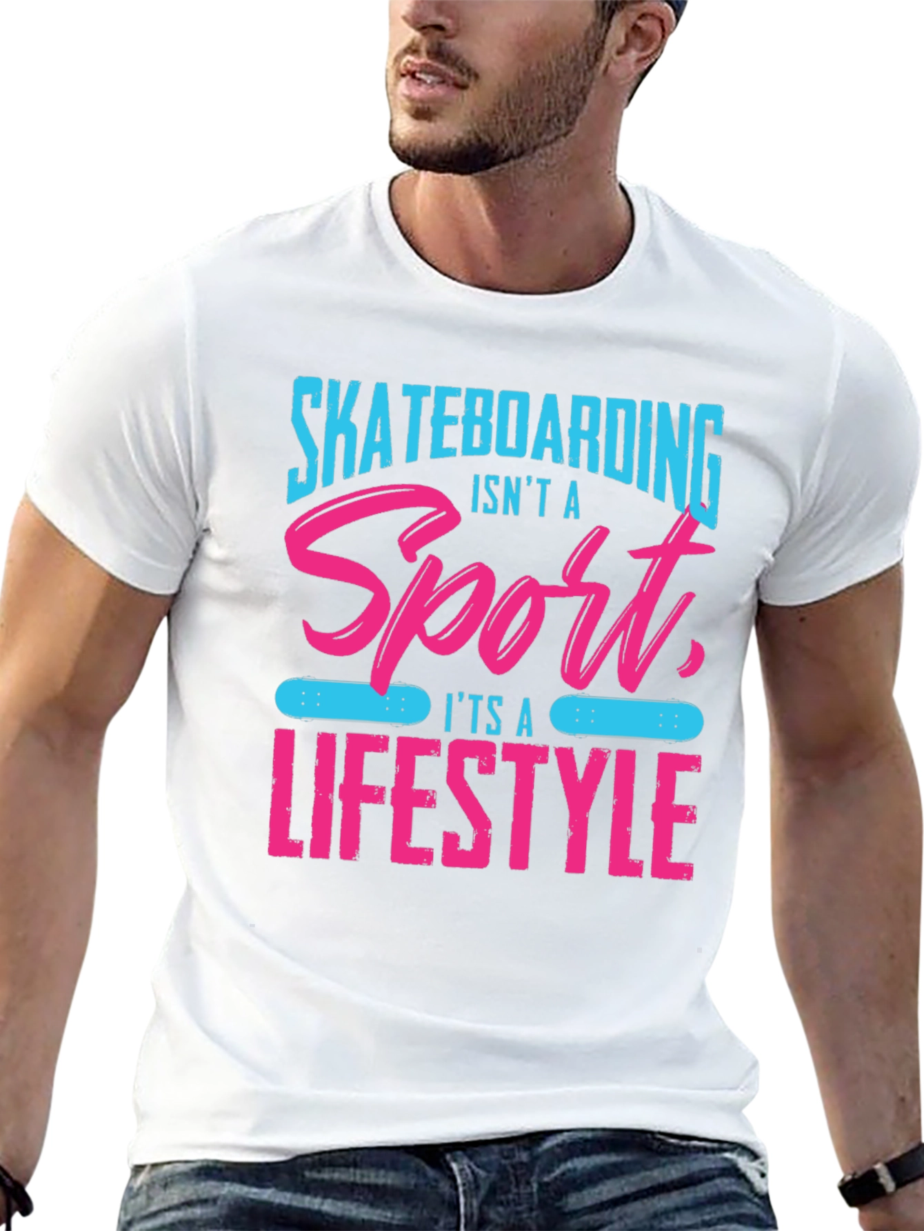 Skateboarding Lifestyle Graphic Tee