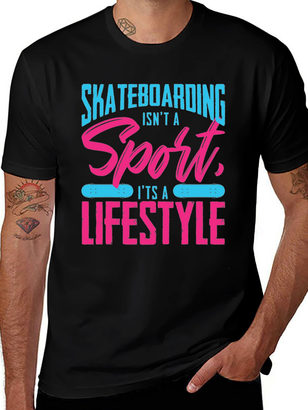 Skateboarding Lifestyle Graphic Tee