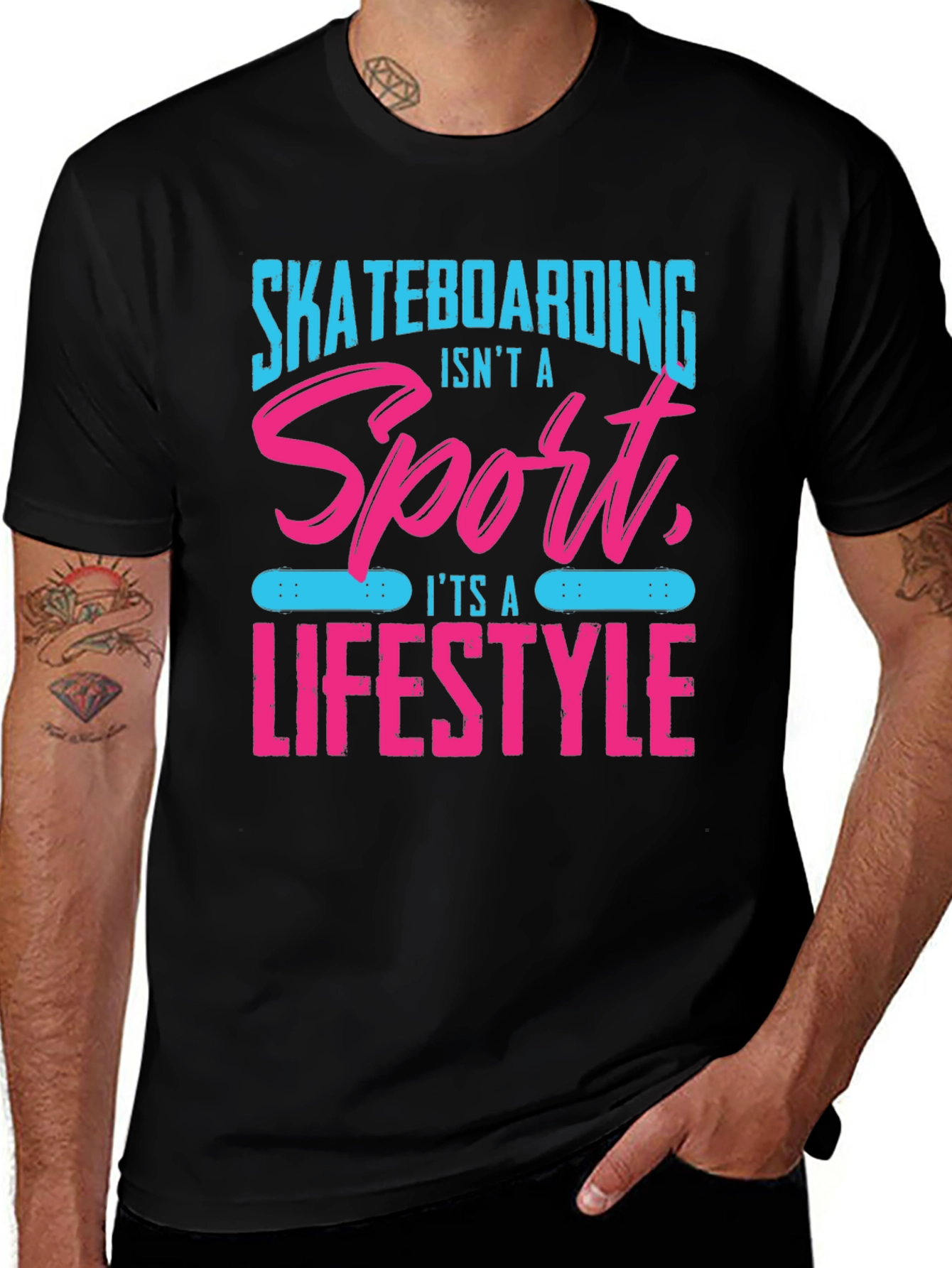 Skateboarding Lifestyle Graphic Tee