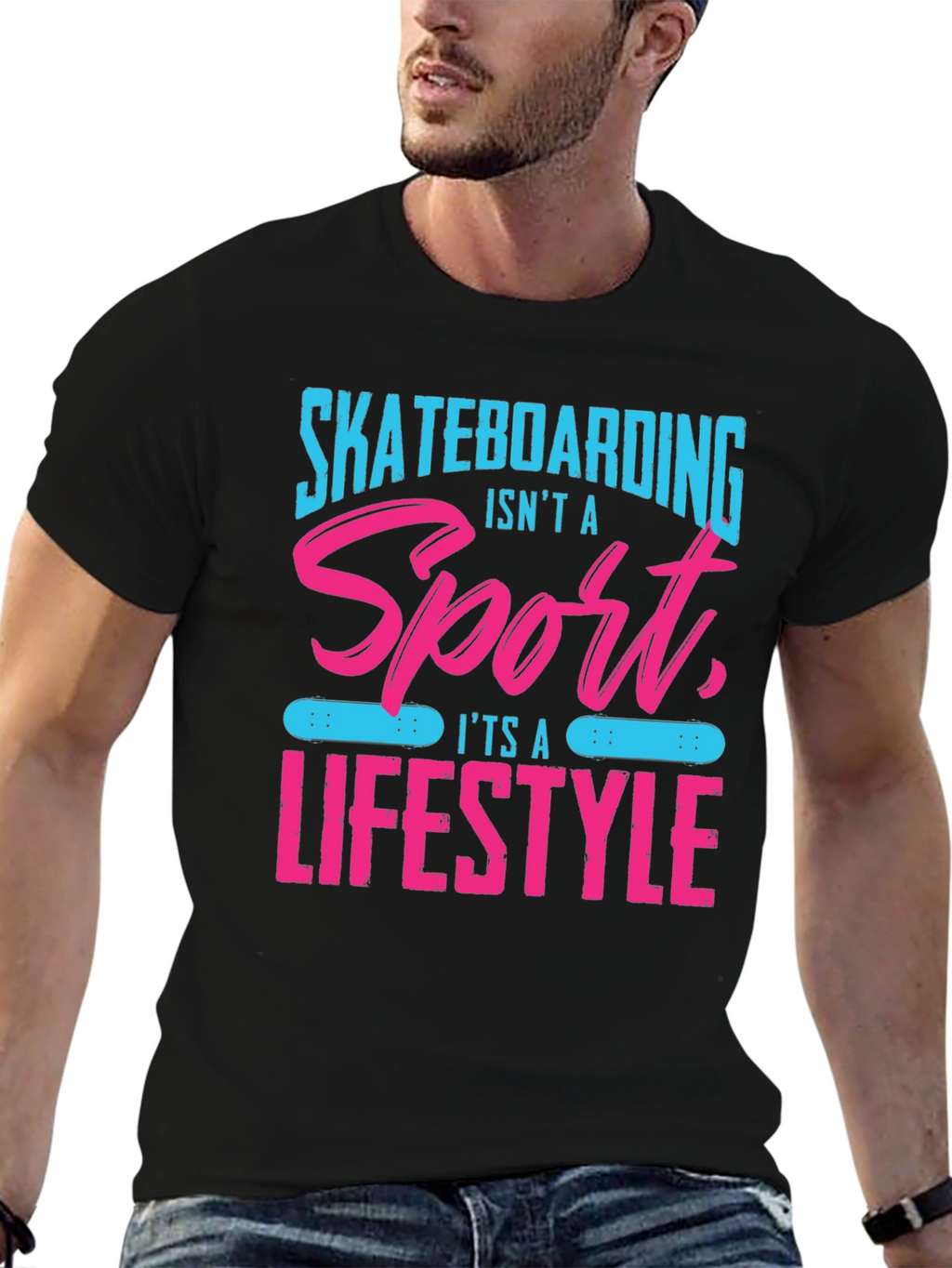Skateboarding Lifestyle Graphic Tee