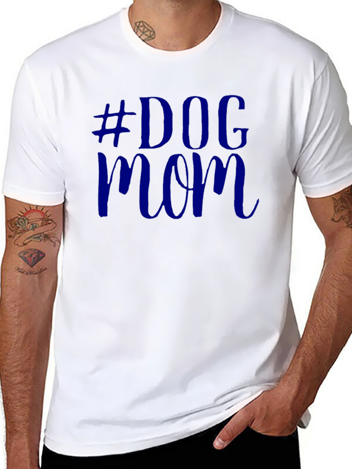 Dog Mom Graphic Tee - Soft Cotton Comfort