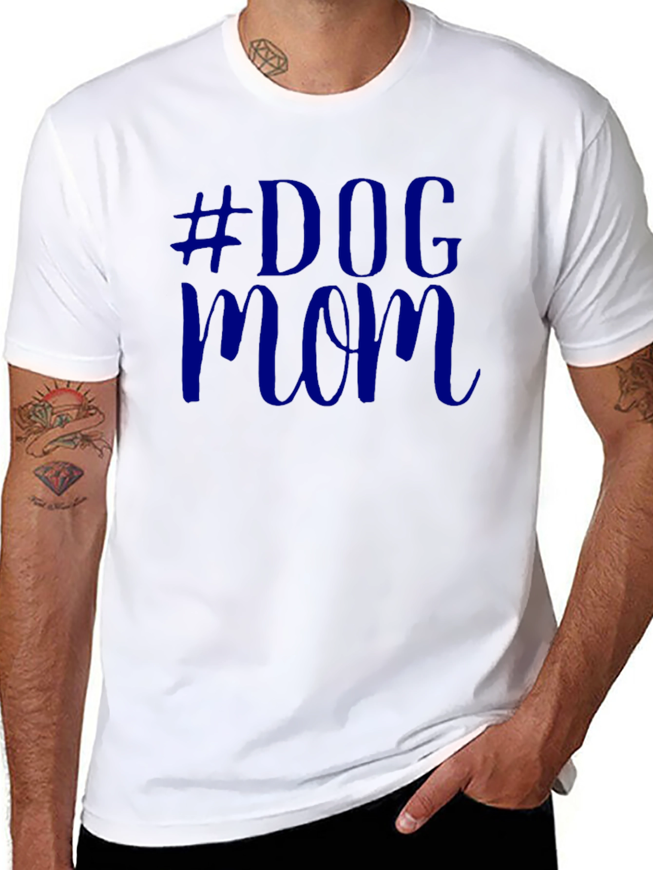 Dog Mom Graphic Tee - Soft Cotton Comfort