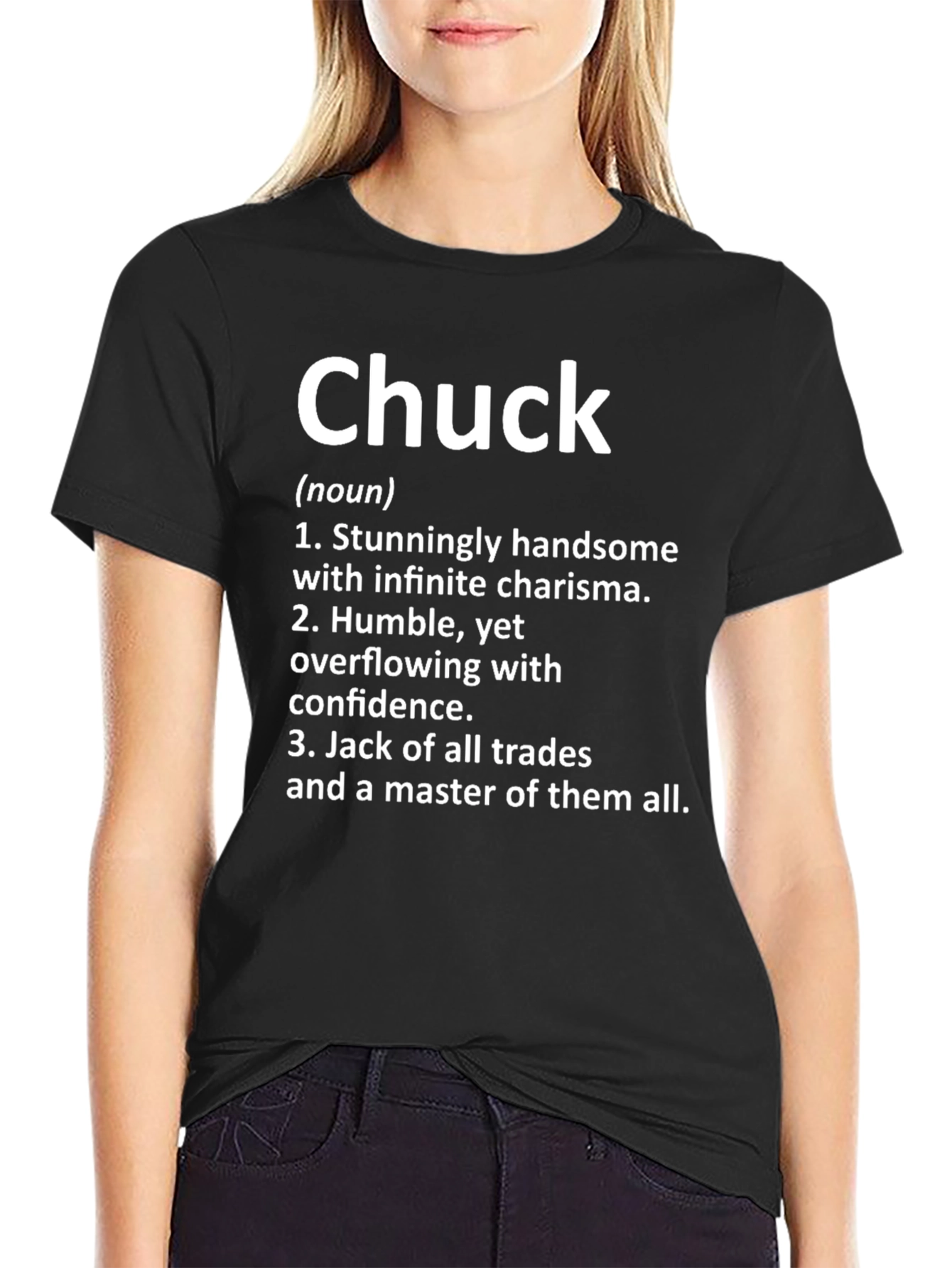 Chuck Definition T-Shirt - Handsome Humble Jack of All Trades