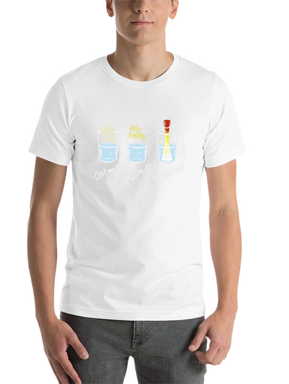 Optimist Pessimist Bassoonist T-Shirt - Funny Musician Tee