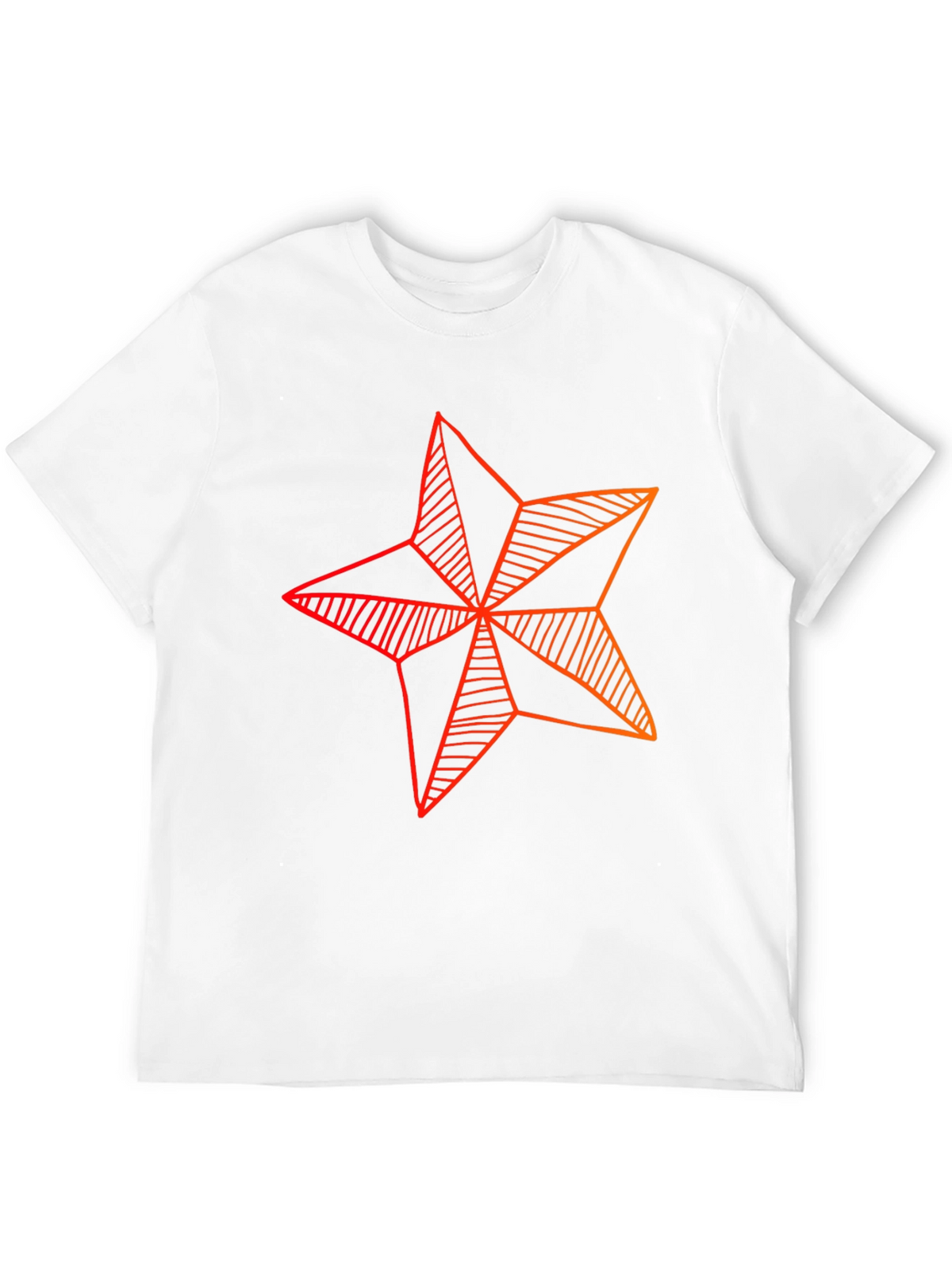 Star Graphic Tee - Modern Geometric Design