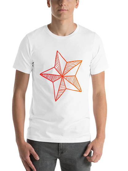 Star Graphic Tee - Modern Geometric Design