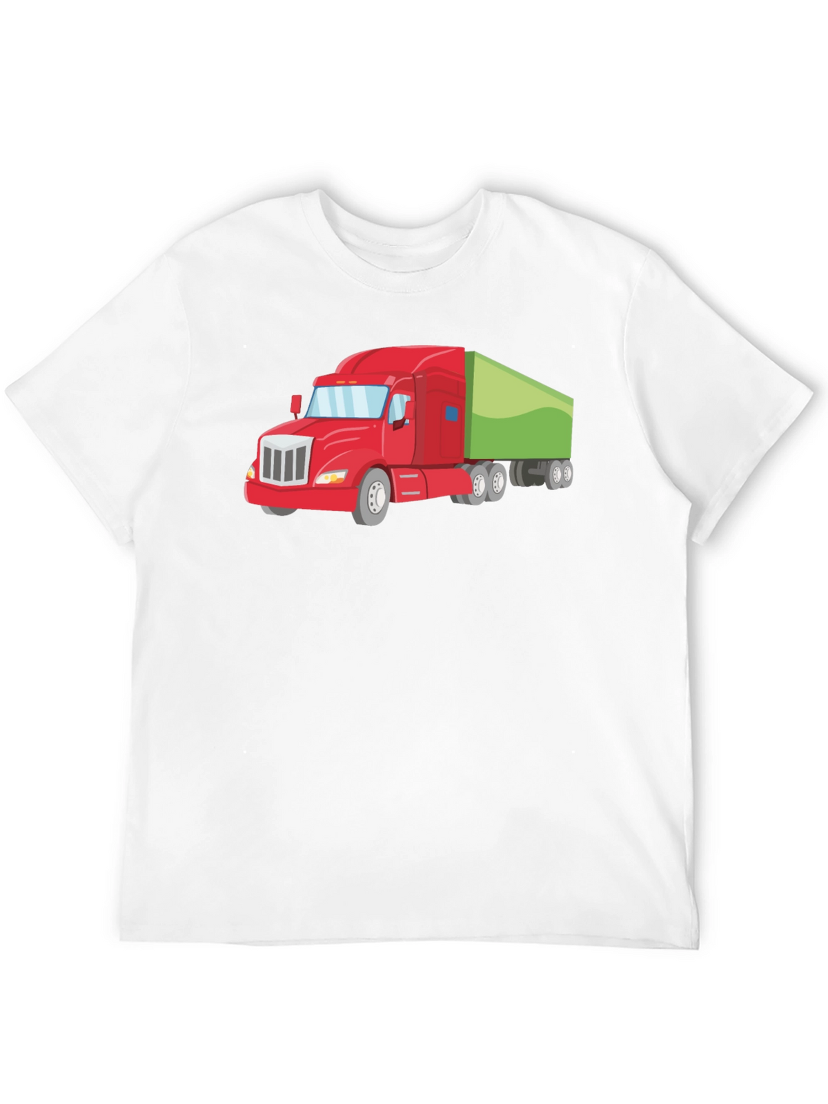Truck Graphic Tee - Black Cotton T-Shirt