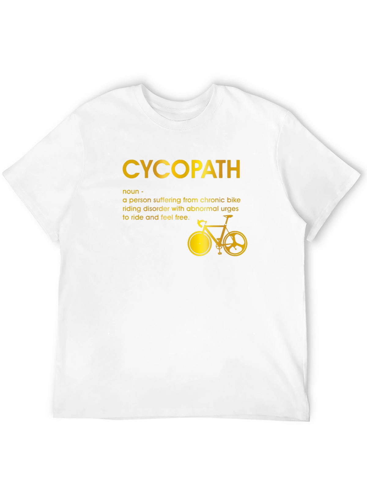 CycoPath Cycling T-Shirt - Bike Rider Novelty Tee