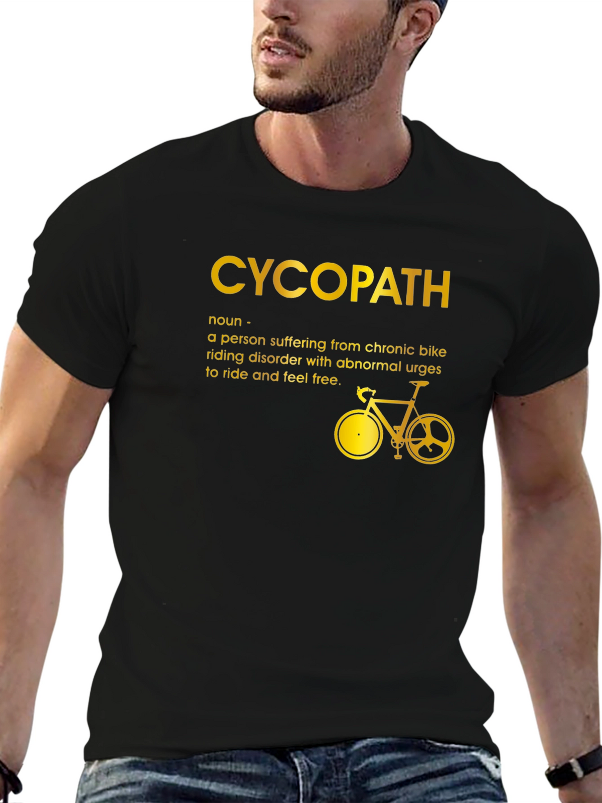 CycoPath Cycling T-Shirt - Bike Rider Novelty Tee