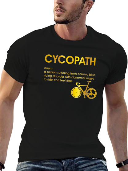 CycoPath Cycling T-Shirt - Bike Rider Novelty Tee