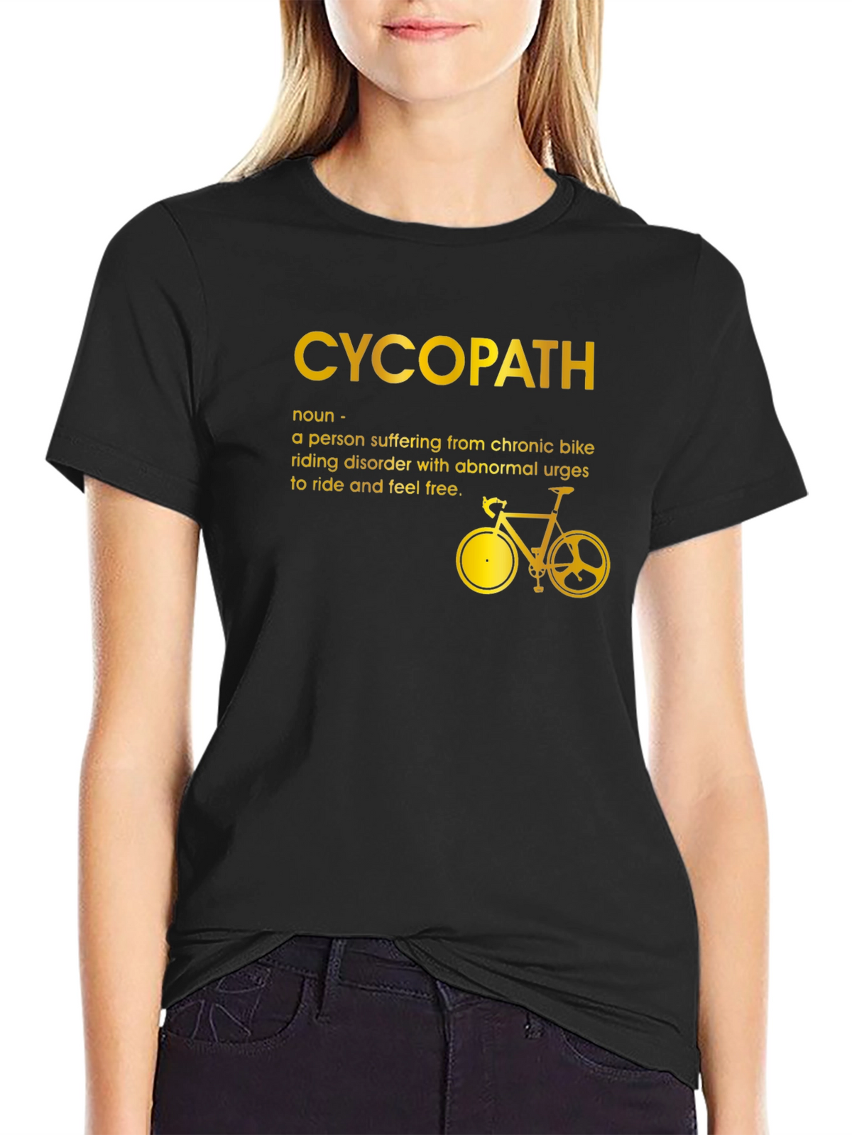 CycoPath Cycling T-Shirt - Bike Rider Novelty Tee
