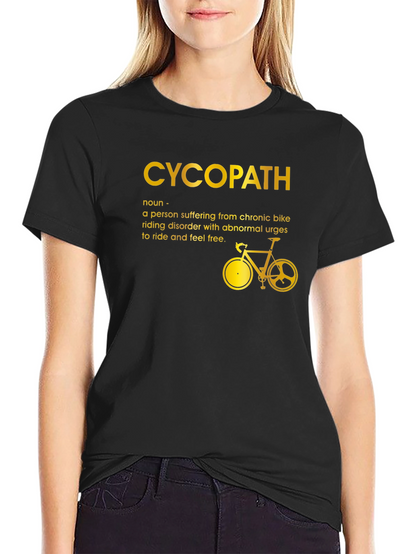 CycoPath Cycling T-Shirt - Bike Rider Novelty Tee