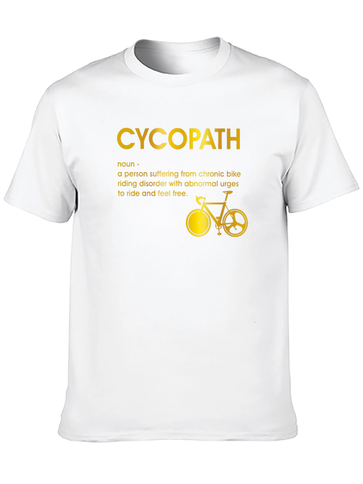 CycoPath Cycling T-Shirt - Bike Rider Novelty Tee