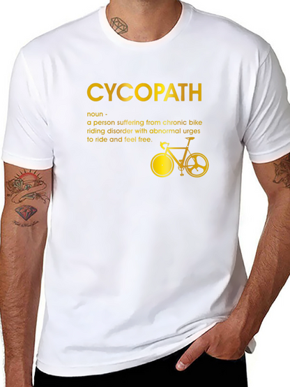 CycoPath Cycling T-Shirt - Bike Rider Novelty Tee
