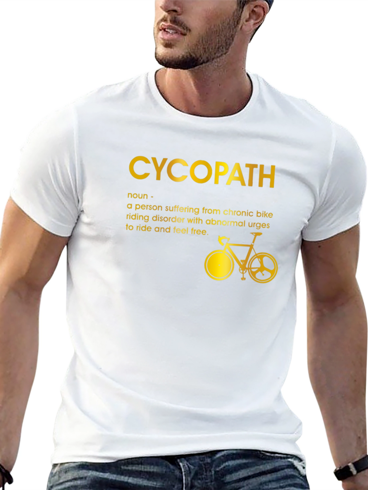 CycoPath Cycling T-Shirt - Bike Rider Novelty Tee