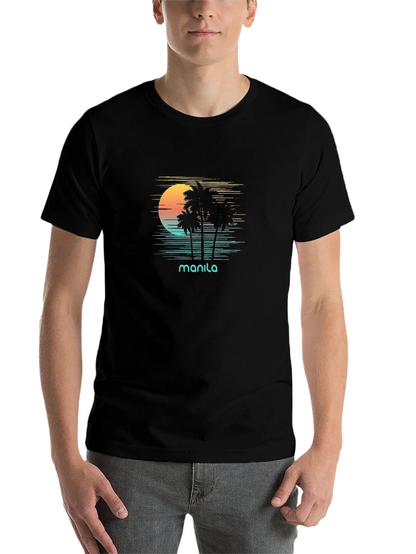Manila Retro Sunset T-Shirt - Island Vibes