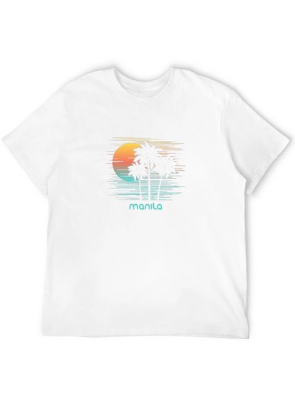 Manila Retro Sunset T-Shirt - Island Vibes