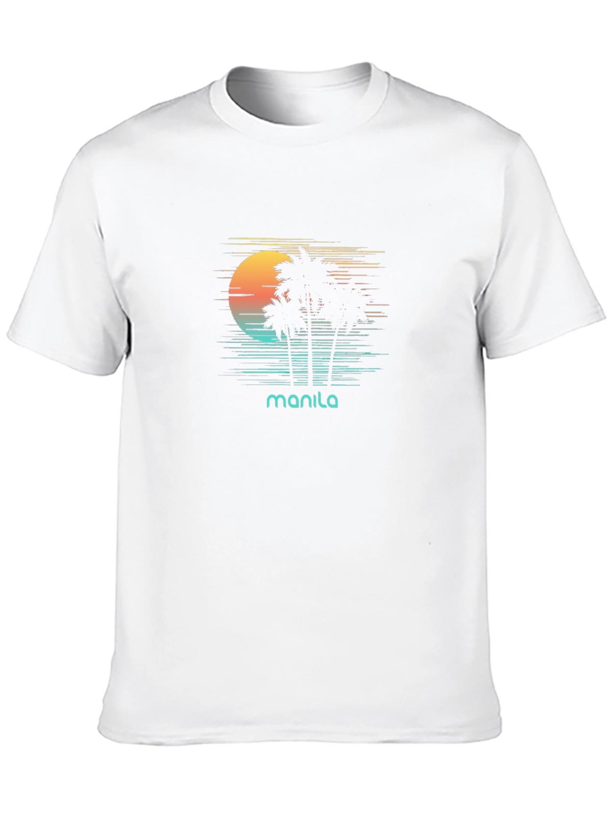 Manila Retro Sunset T-Shirt - Island Vibes