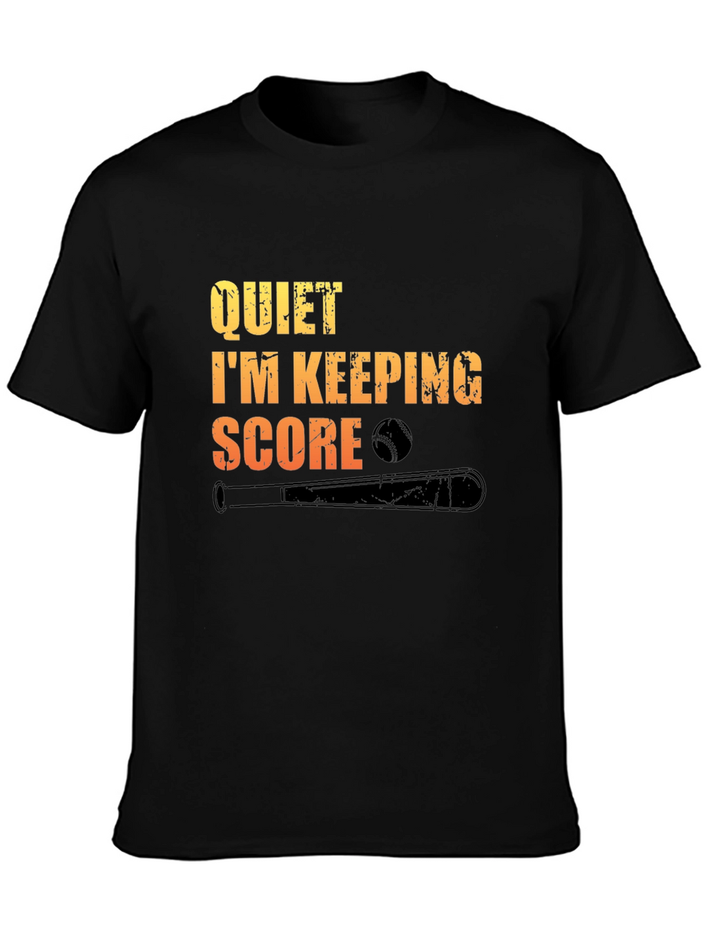 Quiet Im Keeping Score Baseball T-Shirt